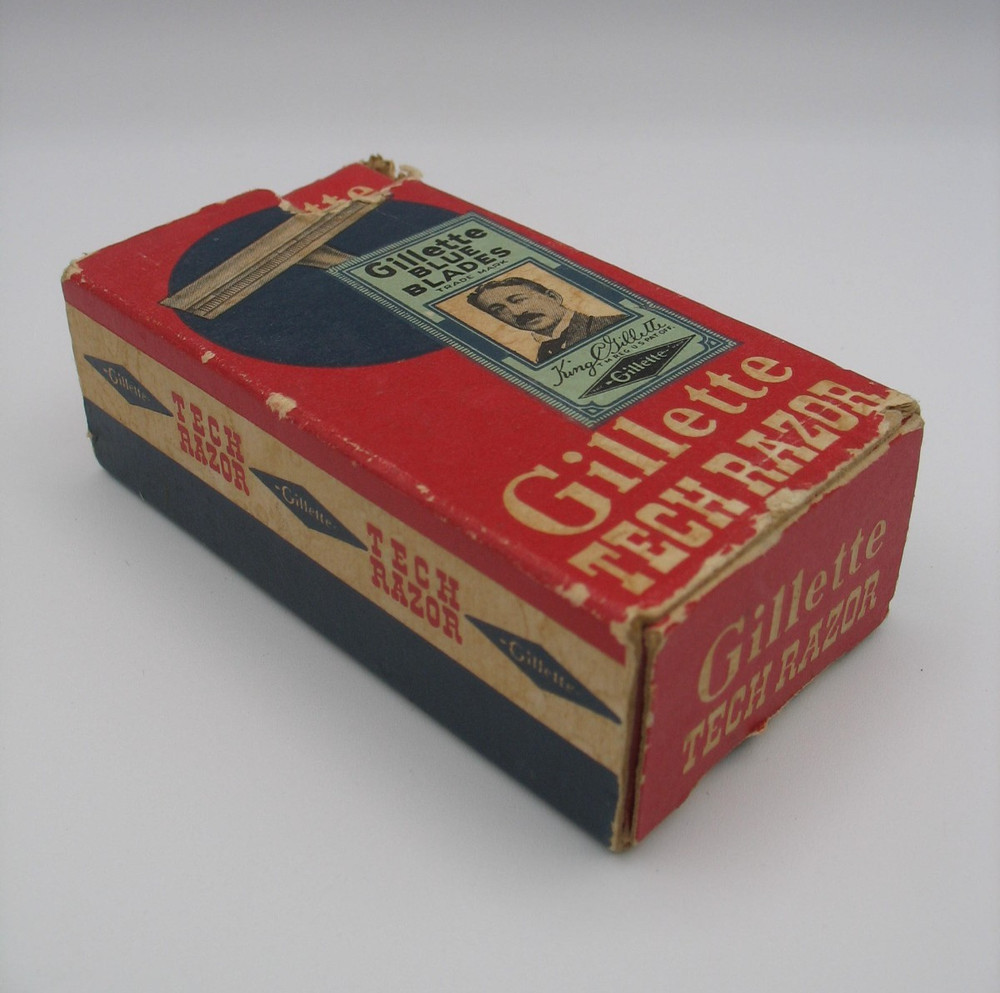 VINTAGE GILLETTE TECH RAZOR IN ORIGINAL BOX