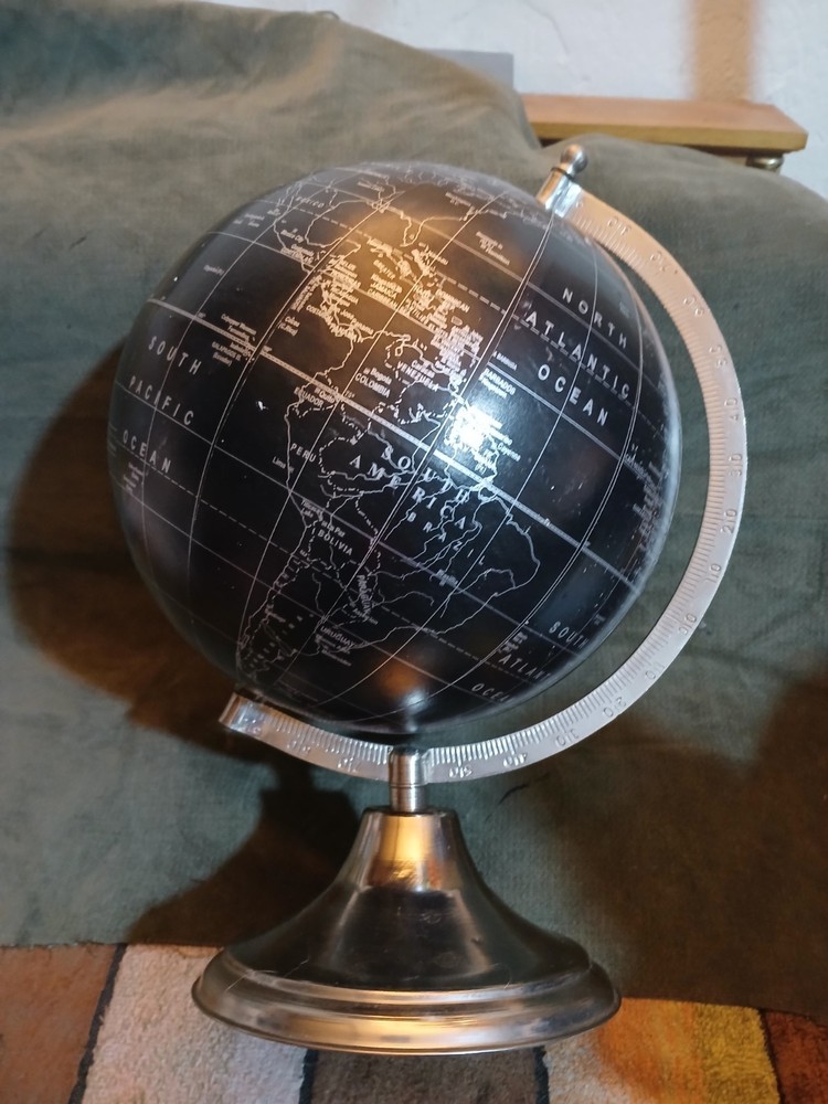 Black and Silver Globe
