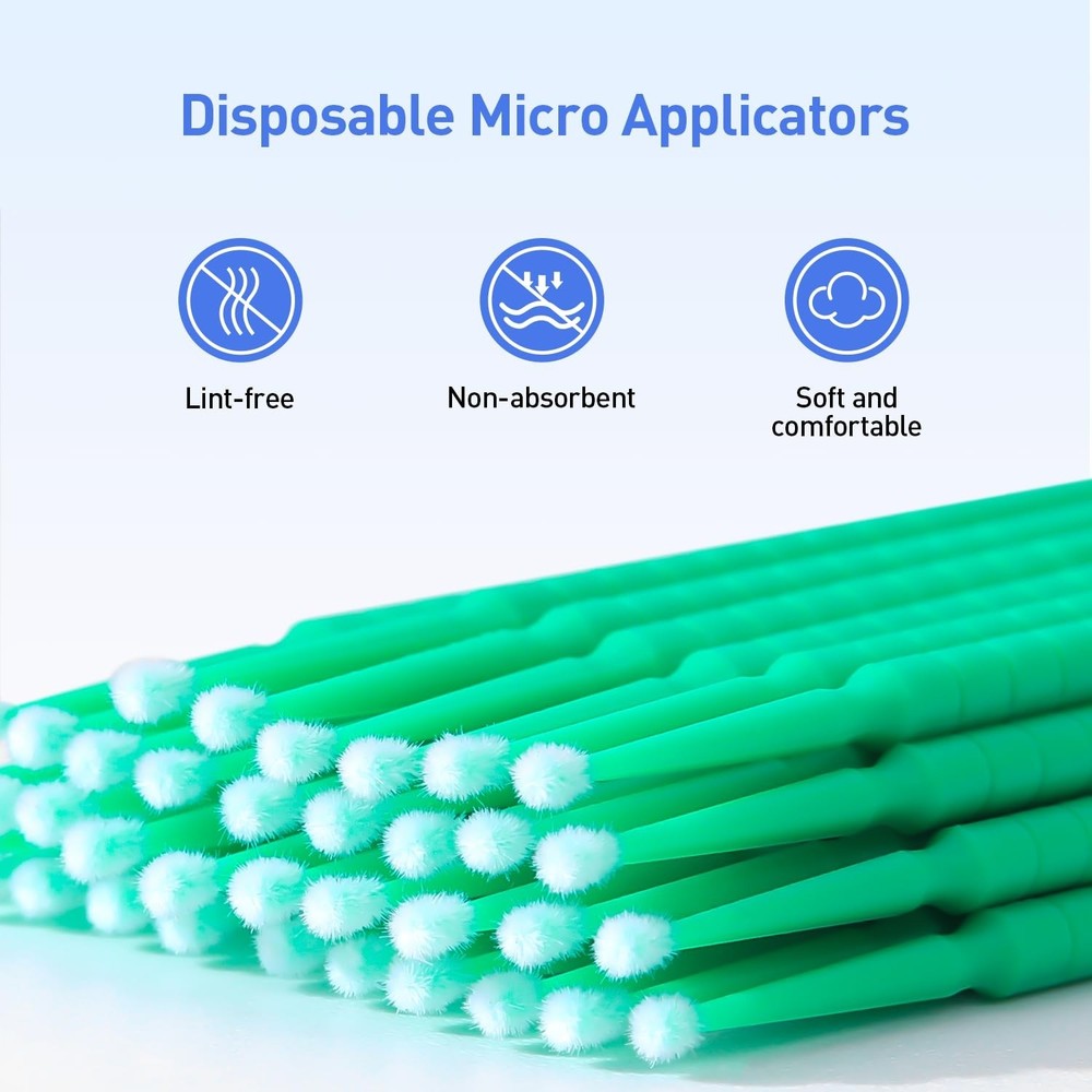 400pcs Dental Micro Applicators Brushes Fine, Disposable Microswabs