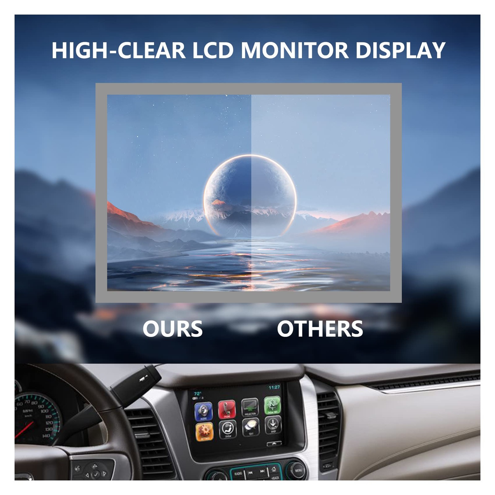 Repuesto De Pantalla Tactil De 8 Pulgadas Para Radio De Camionetas Pro