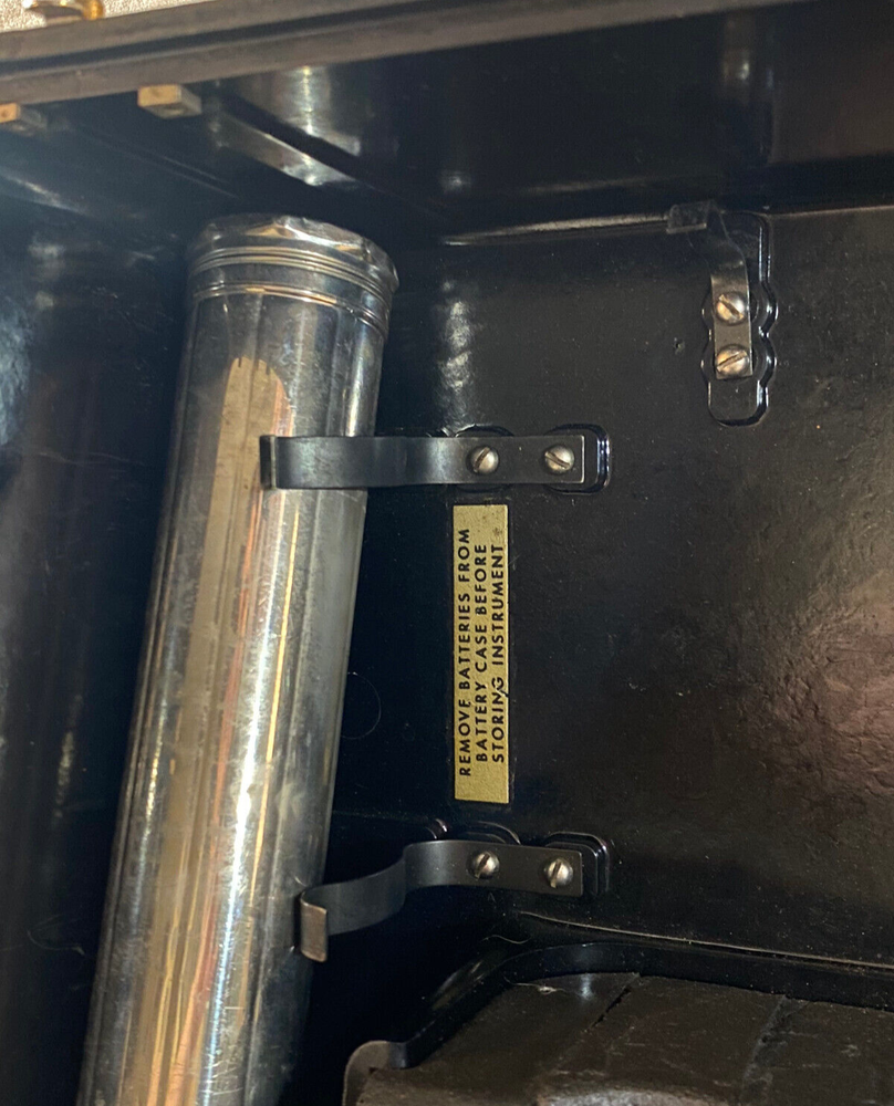 Bendix Aircraft Sextant Mark V U.S. Navy 3014-2-A Serial #2028 + Case UNTESTED