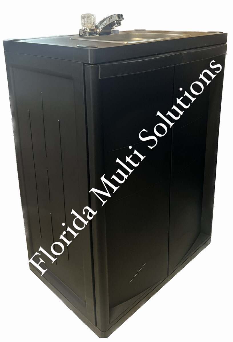 Portable Sink Hand Wash with Hot & Cold Water - NSF Parts 110V (Small Faucet)