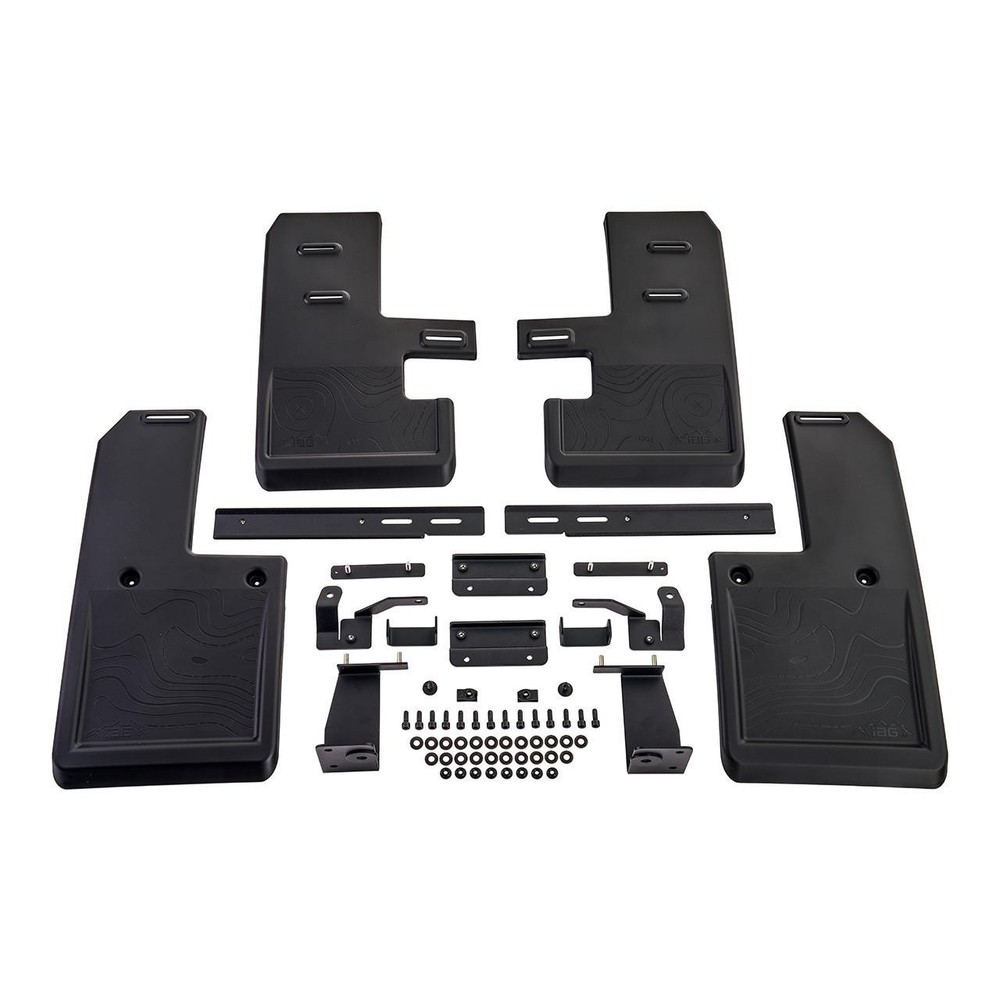 IAG Trail Shield Adjustable Mud Flaps for Ford Bronco 2021+ (Front & Rear Set)