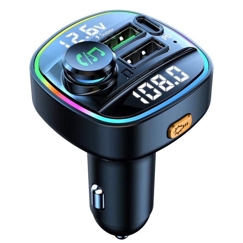 Bluetooth FM Transmitter Car Adapter Hands Free Radio USB Charger AUX Audio MP3