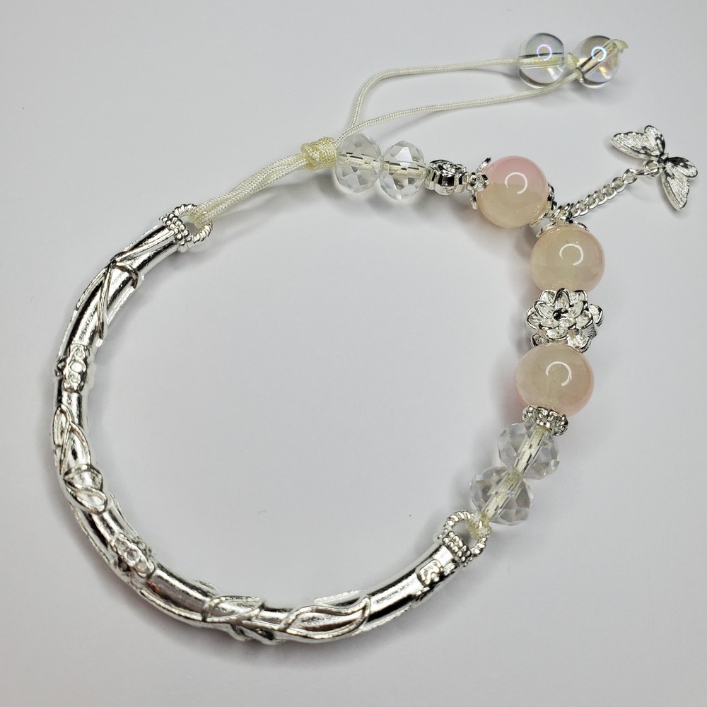 Hand crafted artisan unique gemstone bracelet