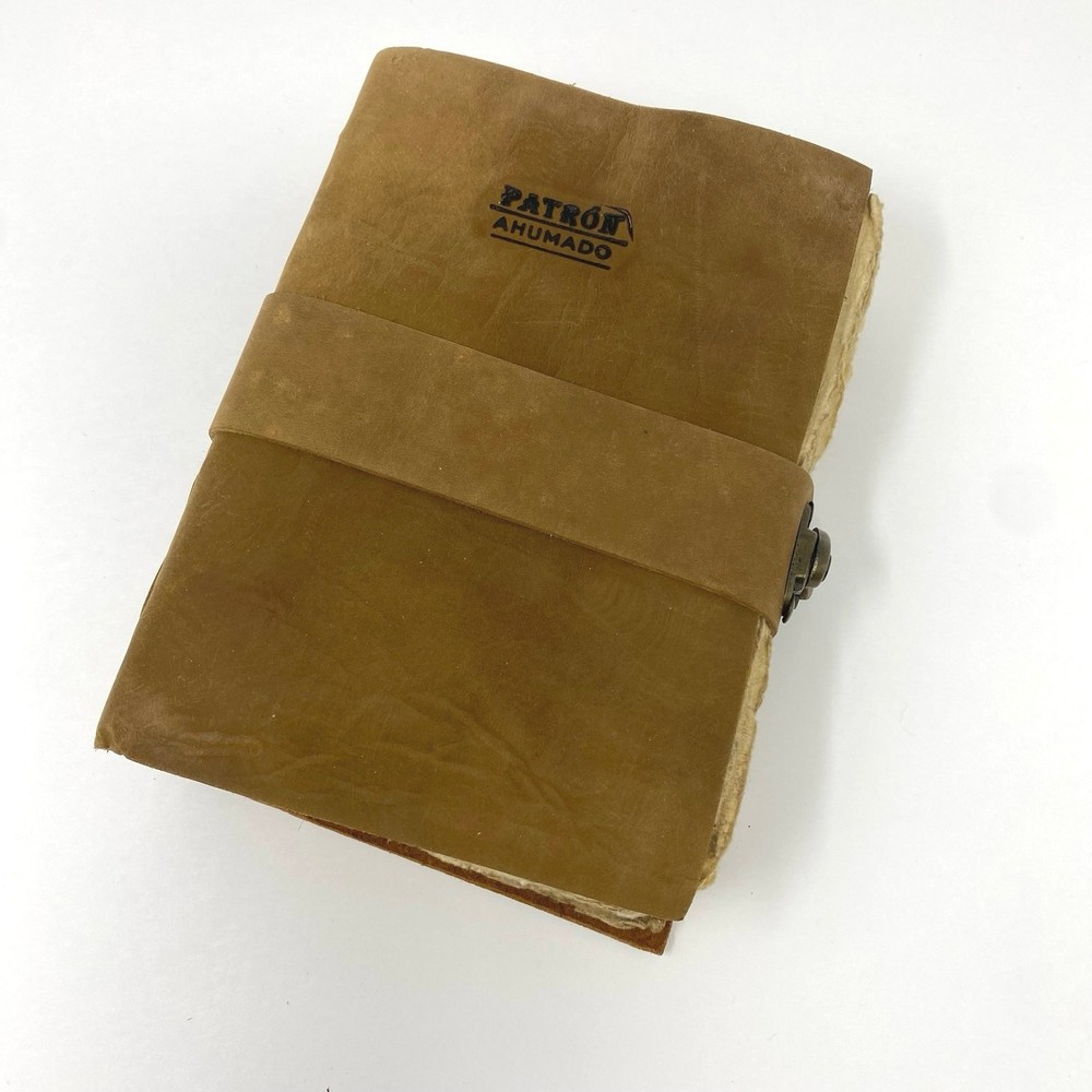 Tequila Patron brown rustic journal