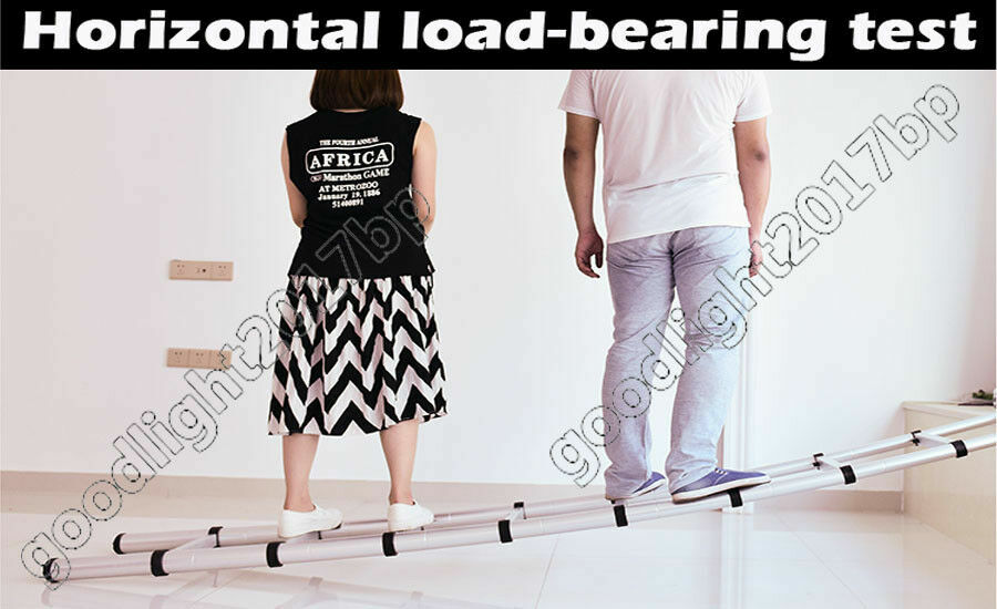 Telescoping Extension Ladder Aluminum Lightweight Collapsible Ladder EN131 150kg