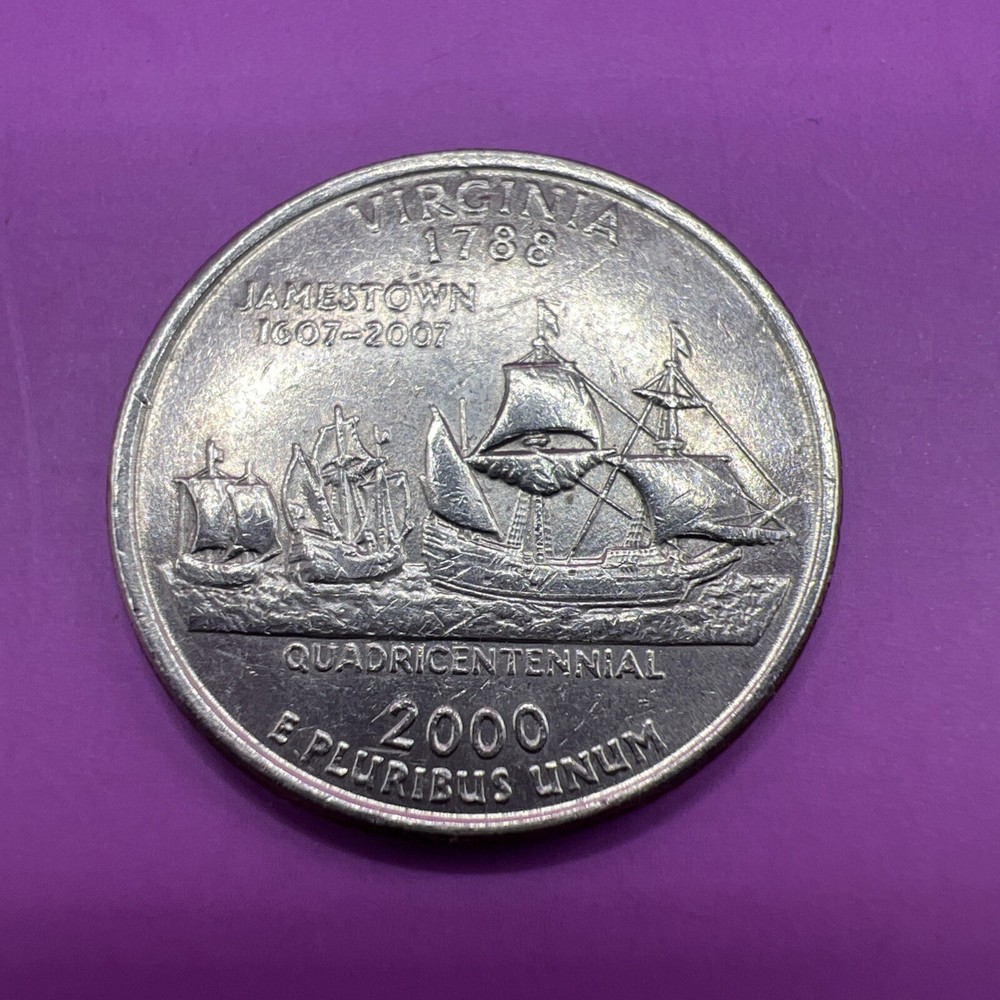 Rare 2000 Virginia Quarter (P)
