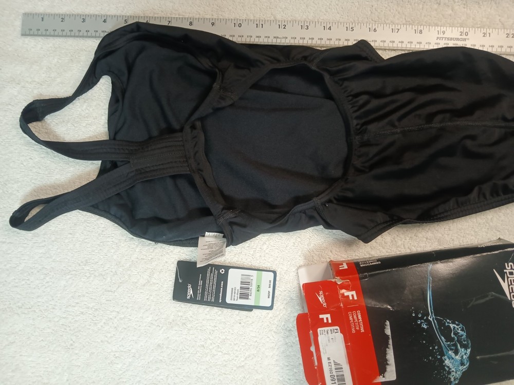 Women's ProLT Super Proback Solid One Piece Black Size 8/34. A05
