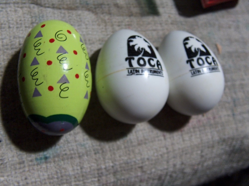 2 Toca Percussion Egg Shaker Latin Instruments