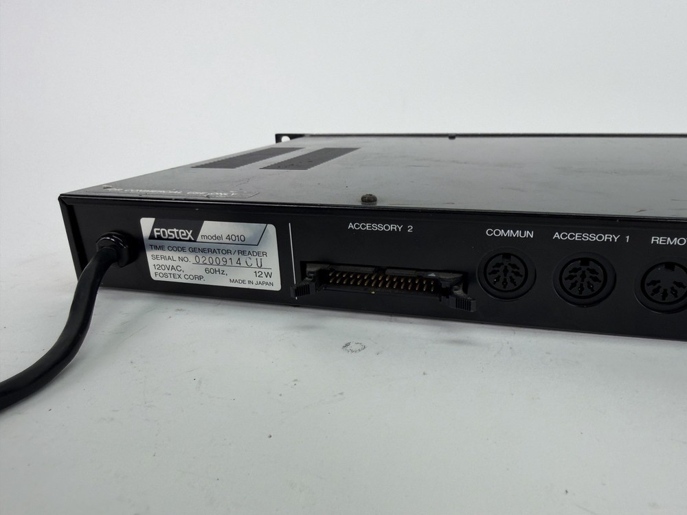 Fostex 4010 Sub System Time Code Generator / Reader