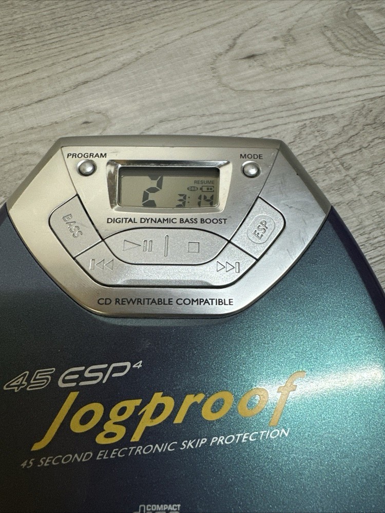 Philips Jog proof Portable CD Player 45 ESP 4 Tested