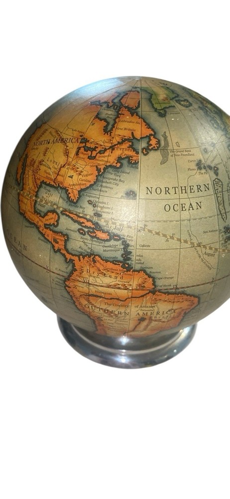 Vintage Eagle World Globe