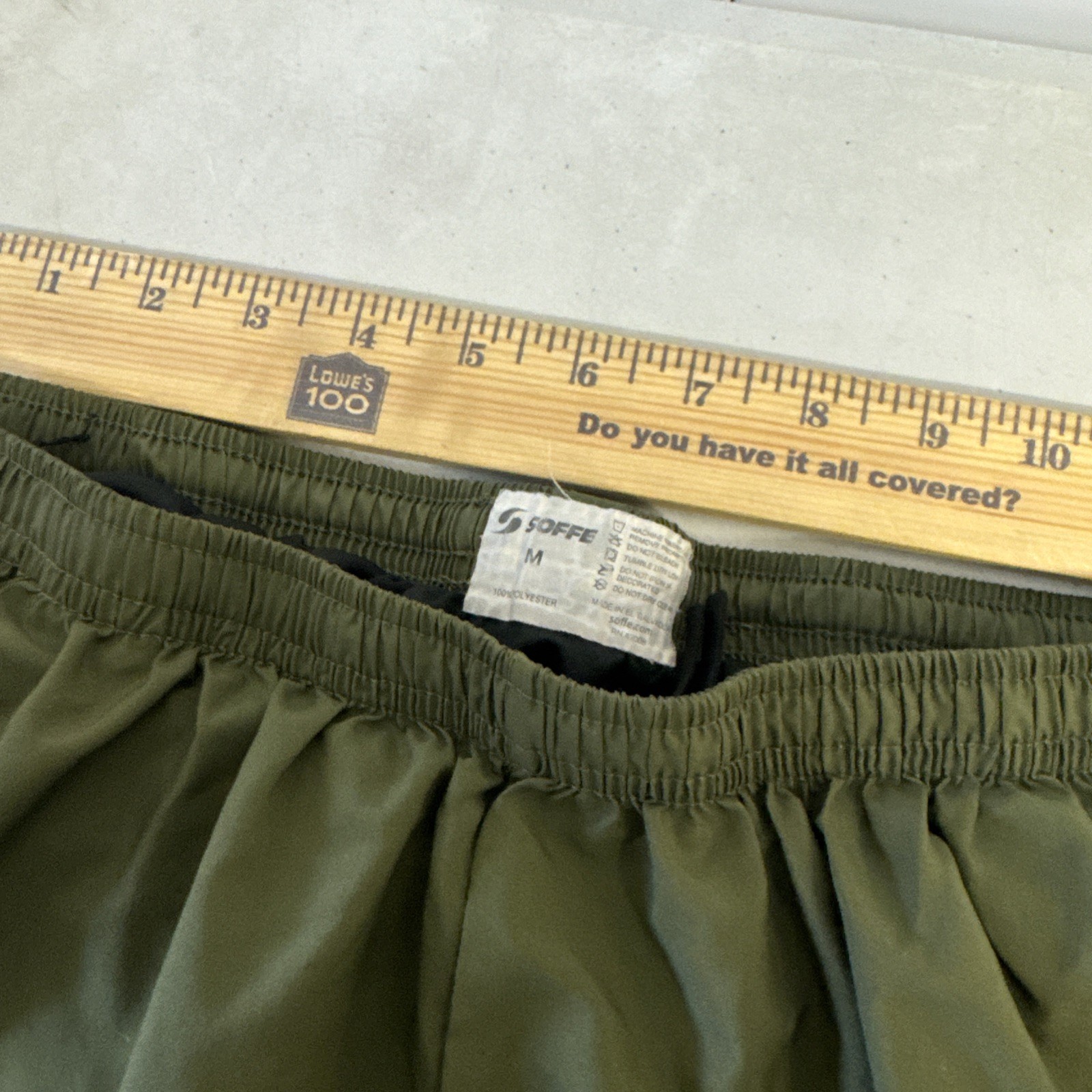Marine Corps USMC Ranger Pantees Silkies Soffe PT Shorts Men’s M Army Green