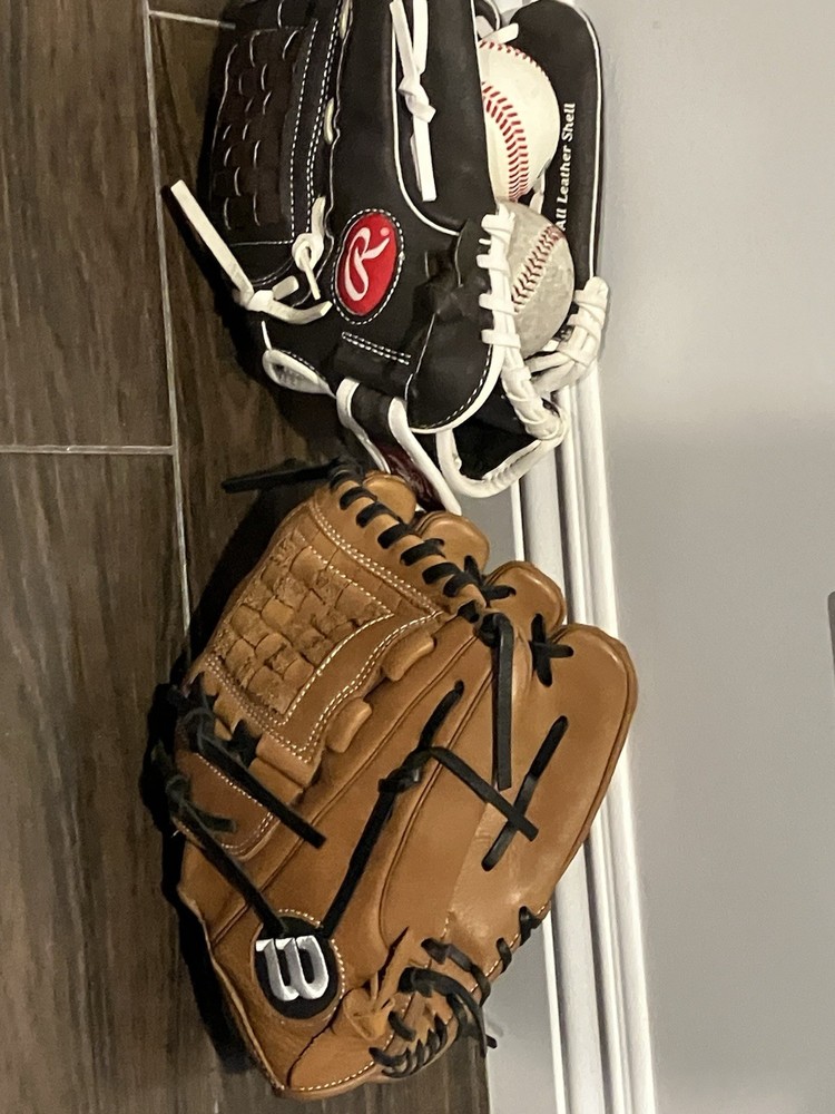 baseball equipment lot