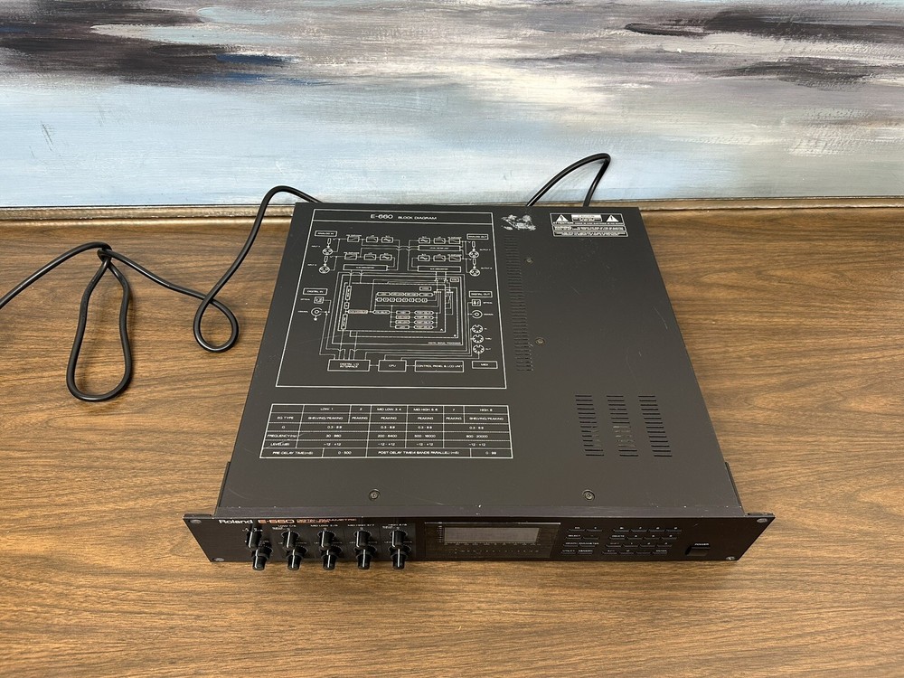 DEFECTIVE Roland E660 Digital Parametric Equalizer Eq Vintage Rack G3D
