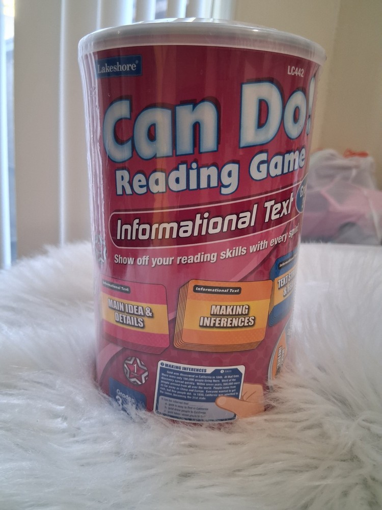 Lakeshore LC442 Can Do! Reading Game Informational Text Grades 3-4