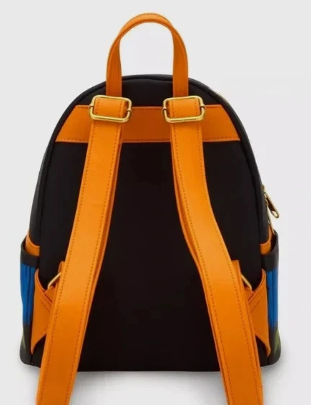 Loungefly Mini Backpack MICKEY & FRIENDS PUMPKIN Glow In Dark Halloween Black