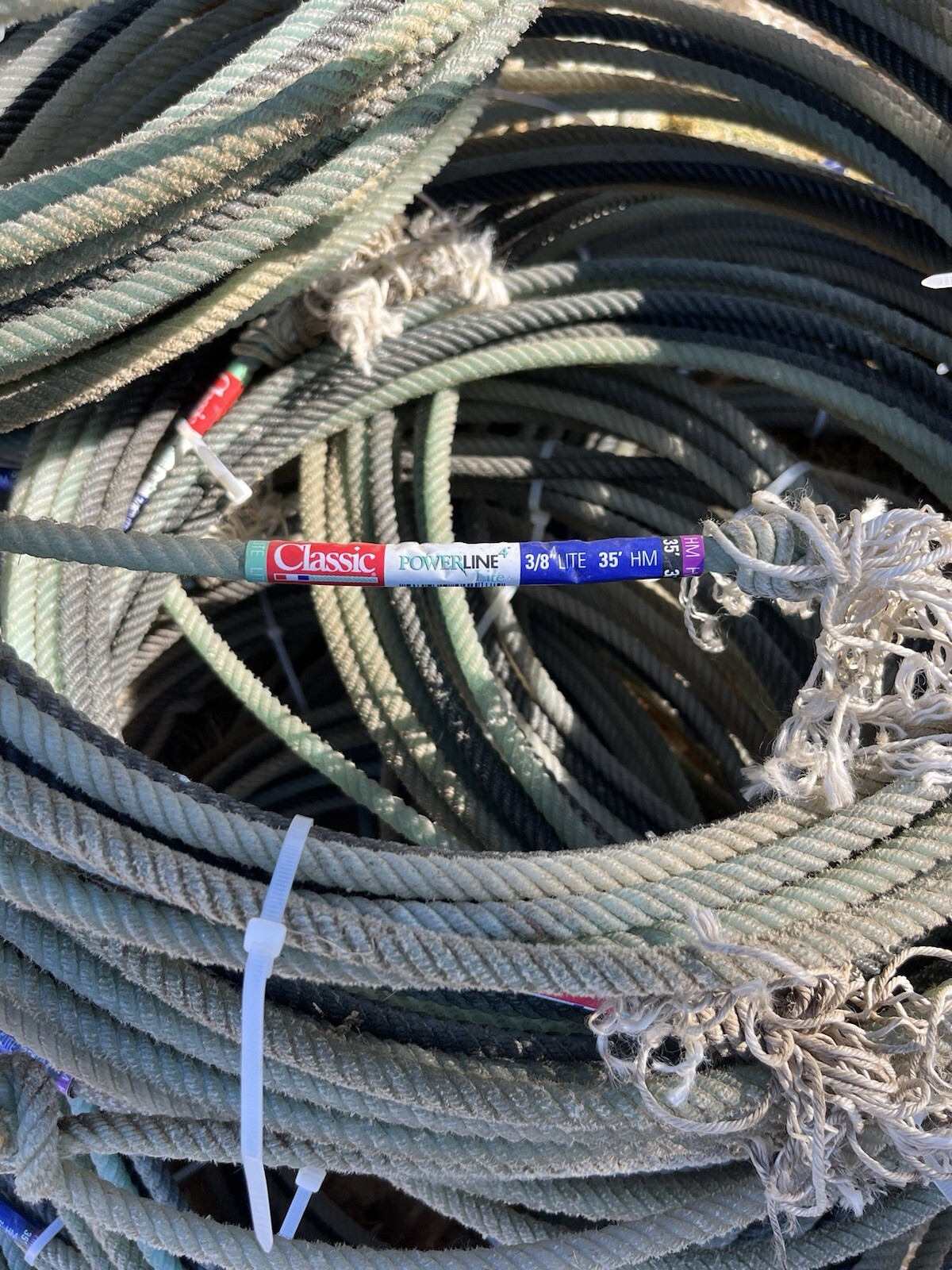 Used Cowboy Lariat Team Rope