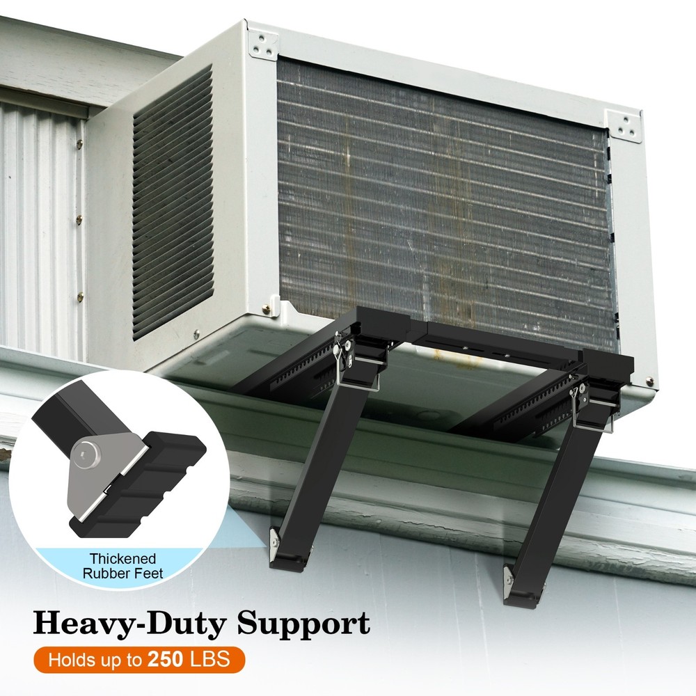 Adjustable Window AC Bracket, Quick Installation in 3minutes Without Drilling