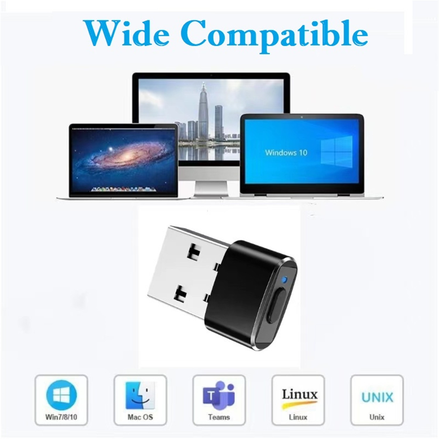 USB Mouse Jiggler Wiggler Mover Shaker Undetectable for Computer Laptop New