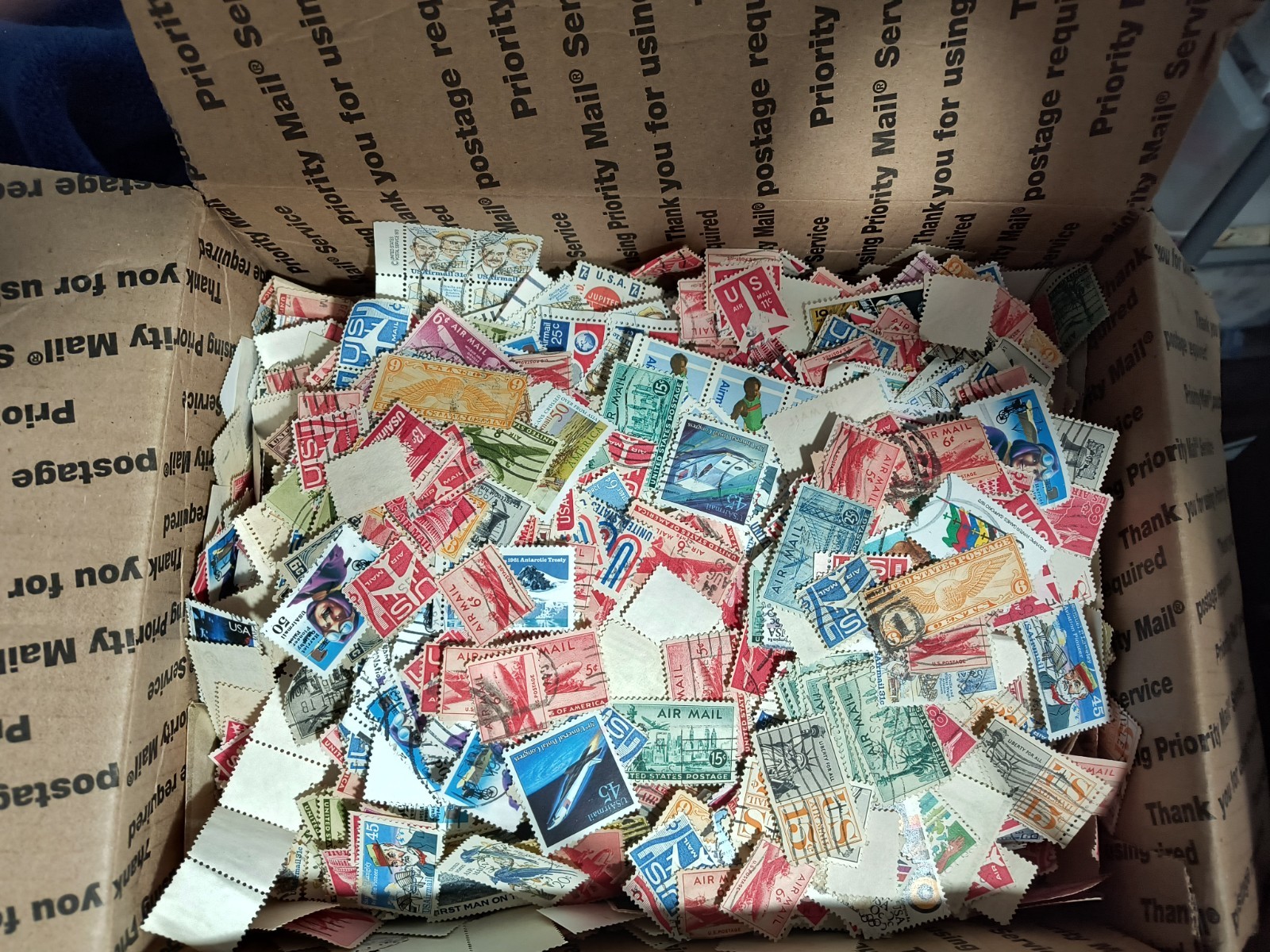 120 USA Older & Newer Air Mail Usa Used Stamps off Paper - Pick Lot