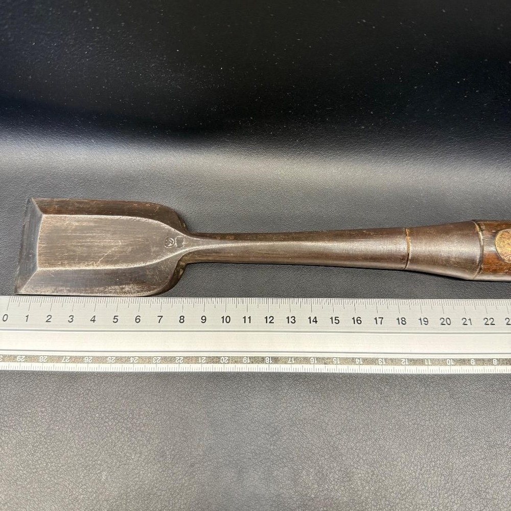 Fc Left1002 Tsuki Nomi Chisel & Traditional Carpentry Tool Vintage Handmade