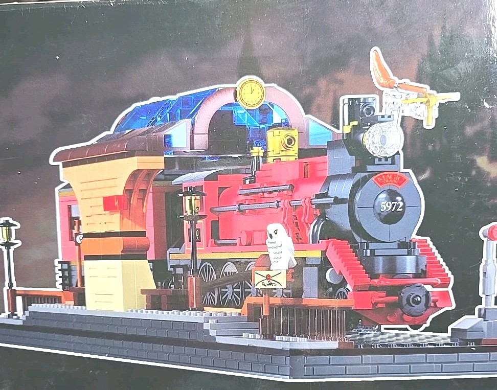 2 in 1 Harry Magic Train & Bookends Building Set 192206 1068pcs Sealed- Not Lego