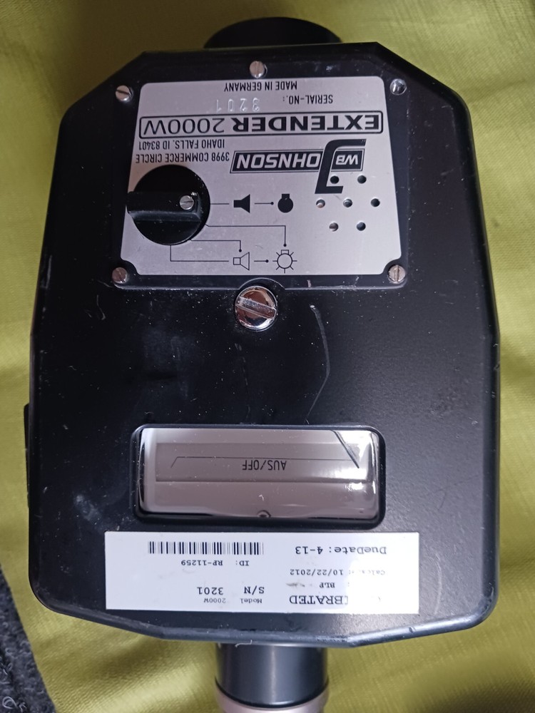 WM B Johnson 2000w Survey Meter Extender