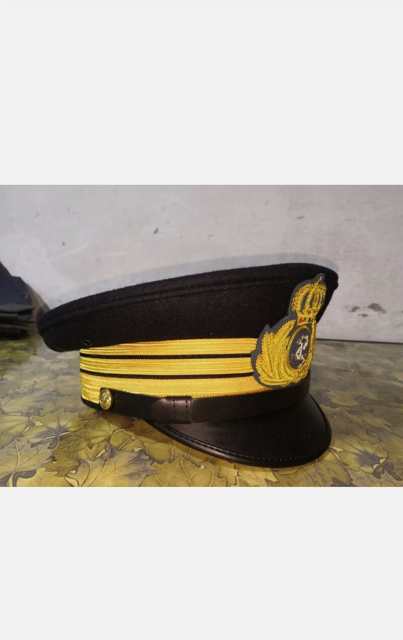 Replica Cappello-berretto-capitano-regia-marina-san-marco-rsi-1910-cap-Navy-hat-