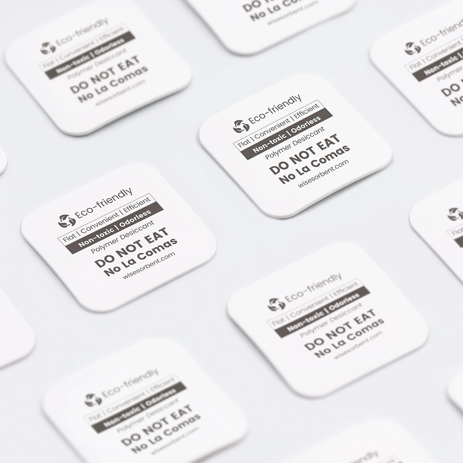 15 Pack Flat Dessicant, Desiccant Packs 5.3x5.3 Inch of Each Piece Dehumidifier