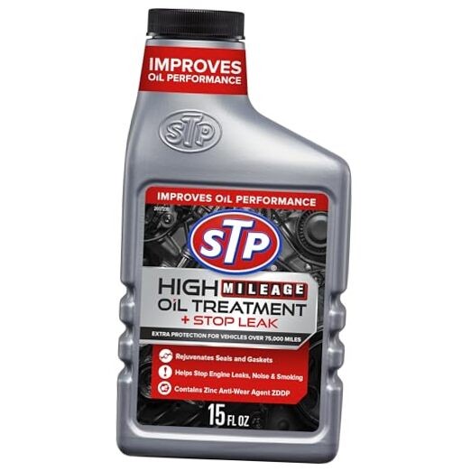 High Mileage Oil Treatment + Stop Leak - 15 FL OZ 15 OZ