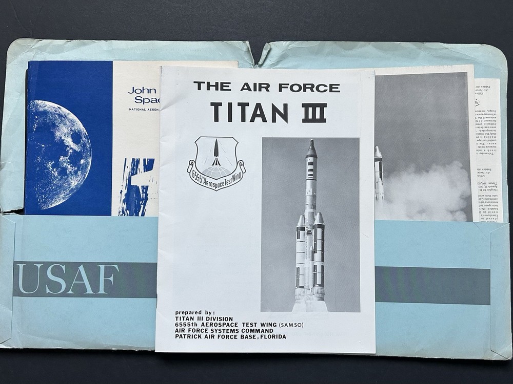 1966-1967 U.S. Air Force Systems Command Press Information Kit Folder Lot