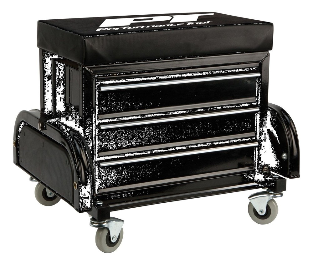 Performance Tool W85025 Creeper Seat Tool Box