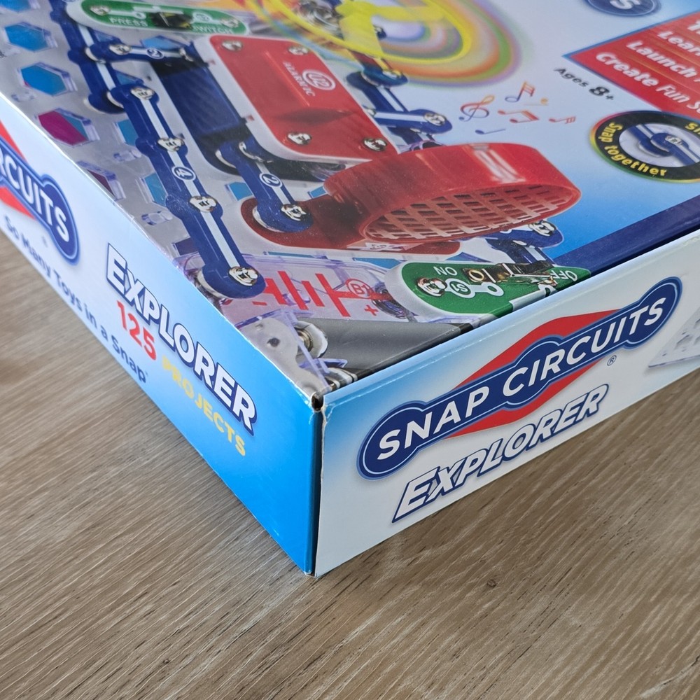 Snap Circuits Explorer 125 Projects Educational Electronics Kit SB-125 2023