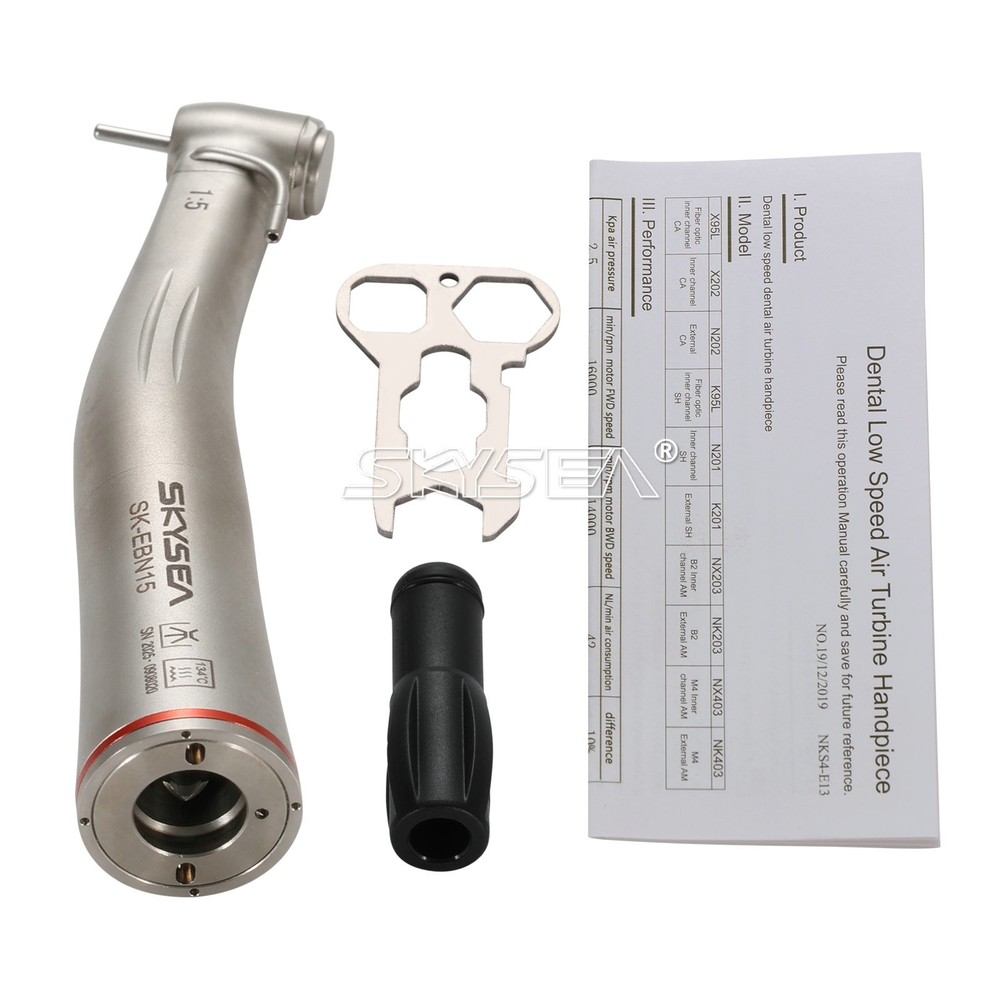 Dental Electric 1:5 Contra Angle Increasing Handpiece External Cooling E-type dk