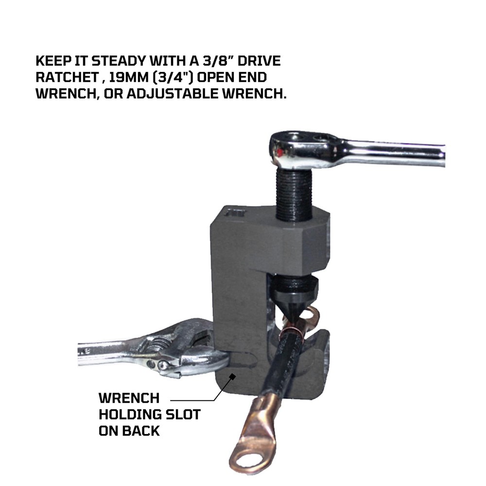 EZRED B7946 3-Point Mini Wire Cable Crimper