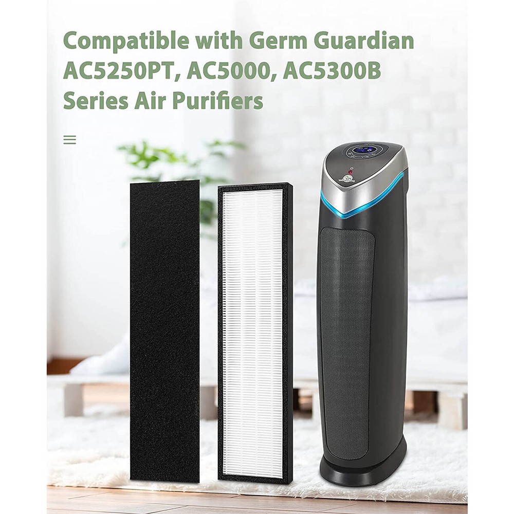 FLT5000 Filter C True HEPA Replacement Filter for GermGuardian Air Purifier