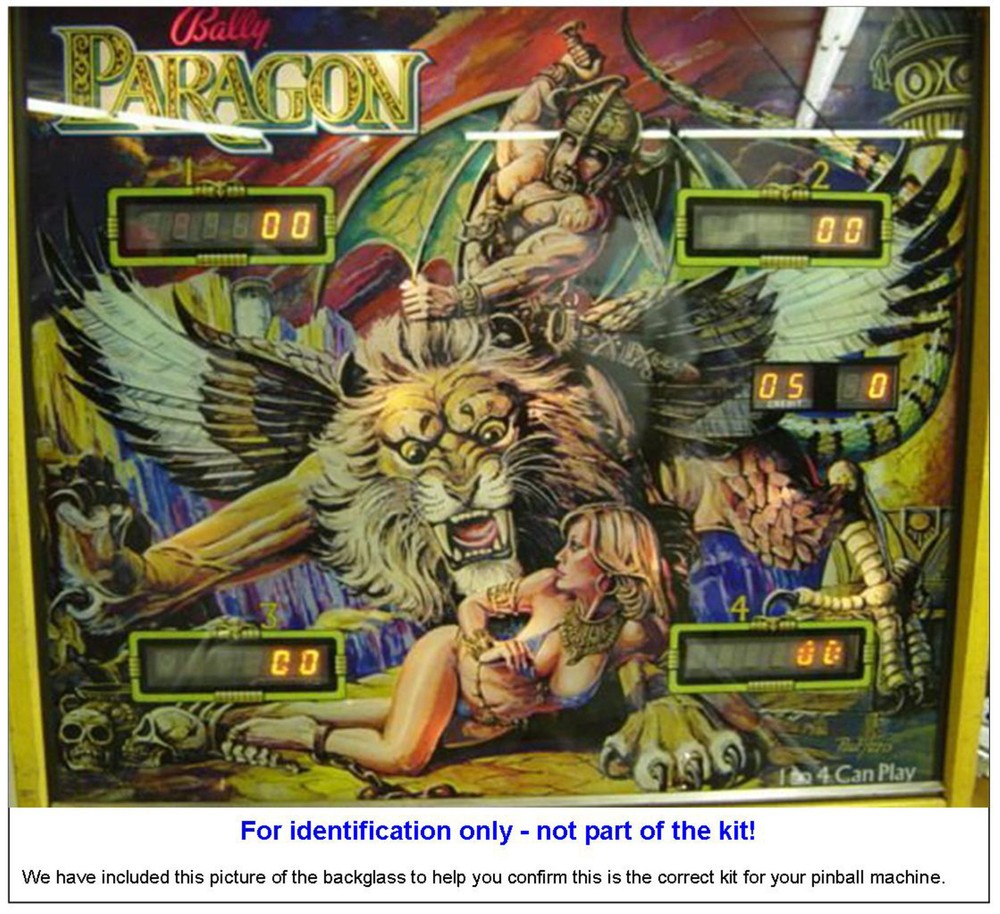 1979 Bally Paragon Pinball Machine Rubber Ring Kit