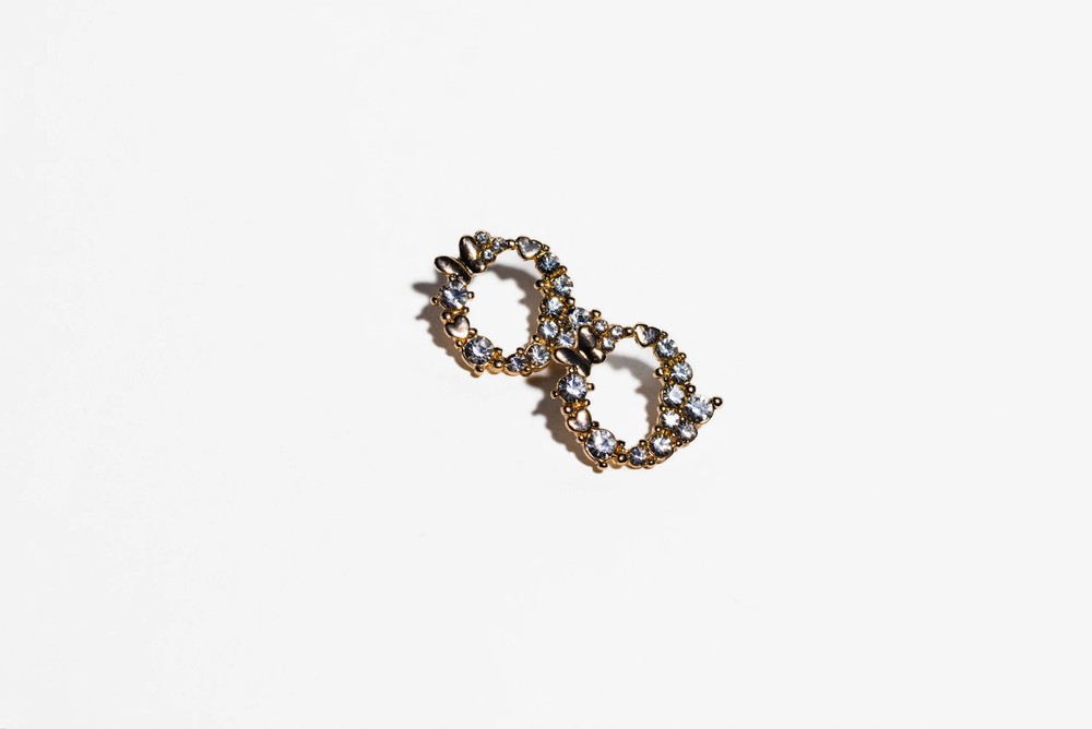 Small Hoop Crystal Earring