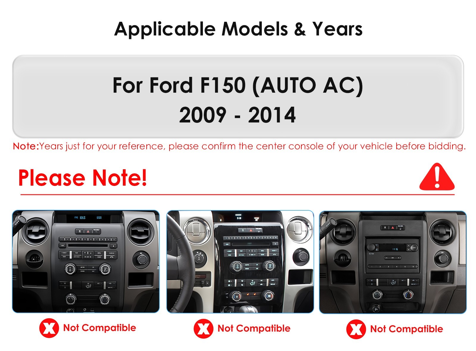 For Ford F150 2009-2014 9.7" Android 14 Carplay Car Stereo Radio GPS Navi 2+32GB