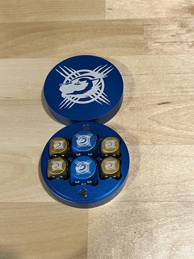 Battletech LosTech Dice Puck - CATALYST - Clan Wolverine - New