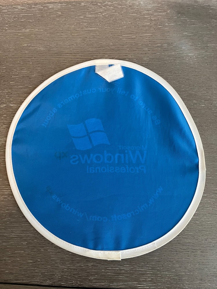 Windows XP Promotional Folding Flying Disc