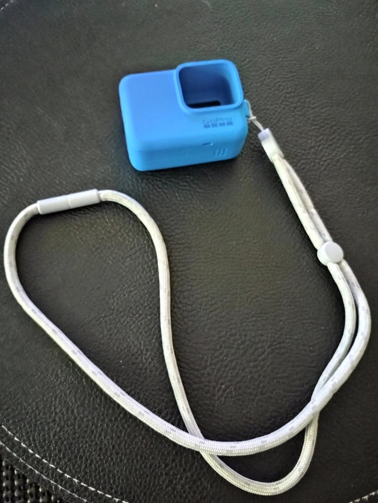 gopro hero 7 silver lanyard case (Blue)