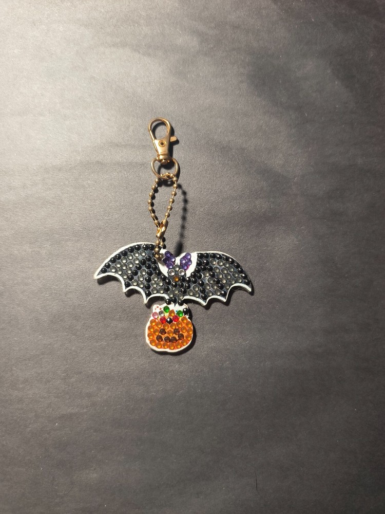 Double Sided Bat & Pumpkin Suncatcher