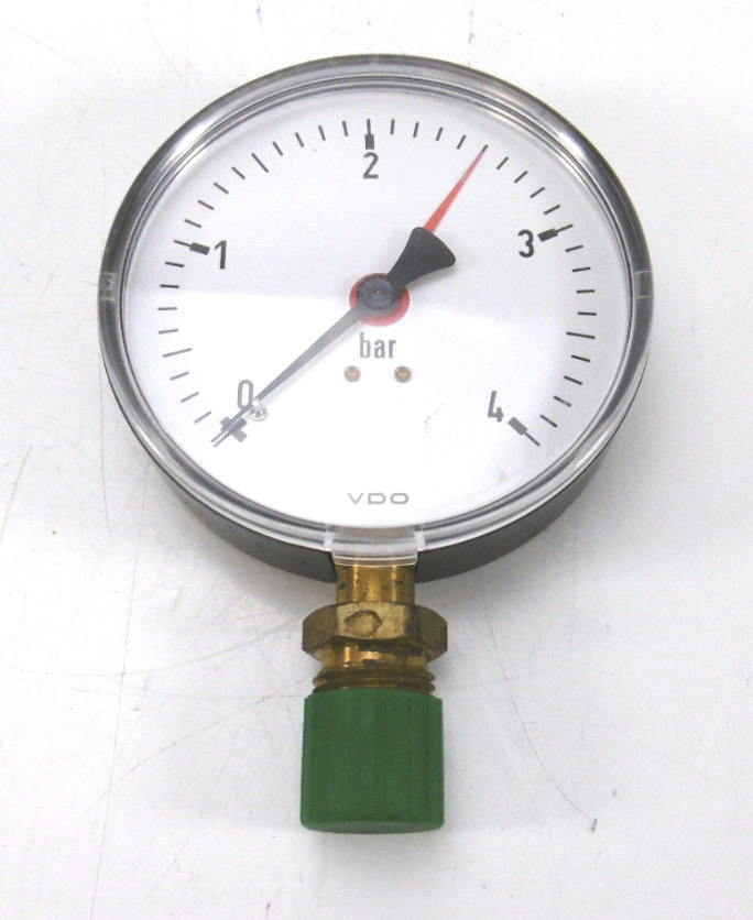 VDO pressure gauge 0-4 bar ø100mm 1/2"