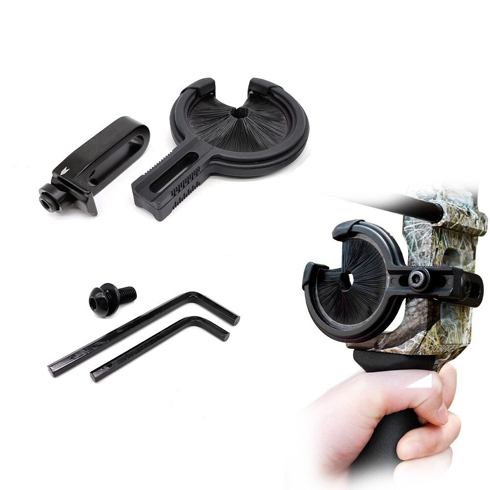 Archery Brush Arrow Rest Compound Recurve Bow Target Holder Adjustable