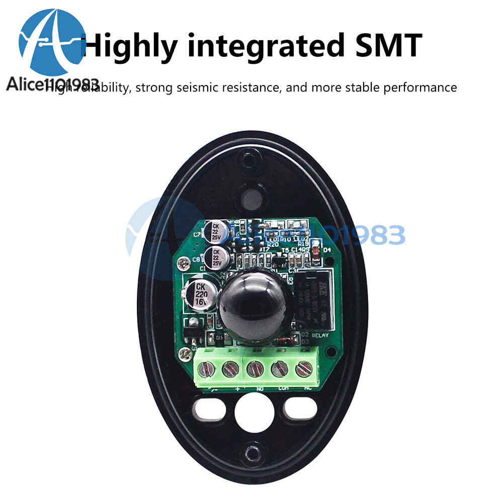 DC12-24V Infrared Detector Sensor Anti-theft Automatic Alarm Module Gate Safe