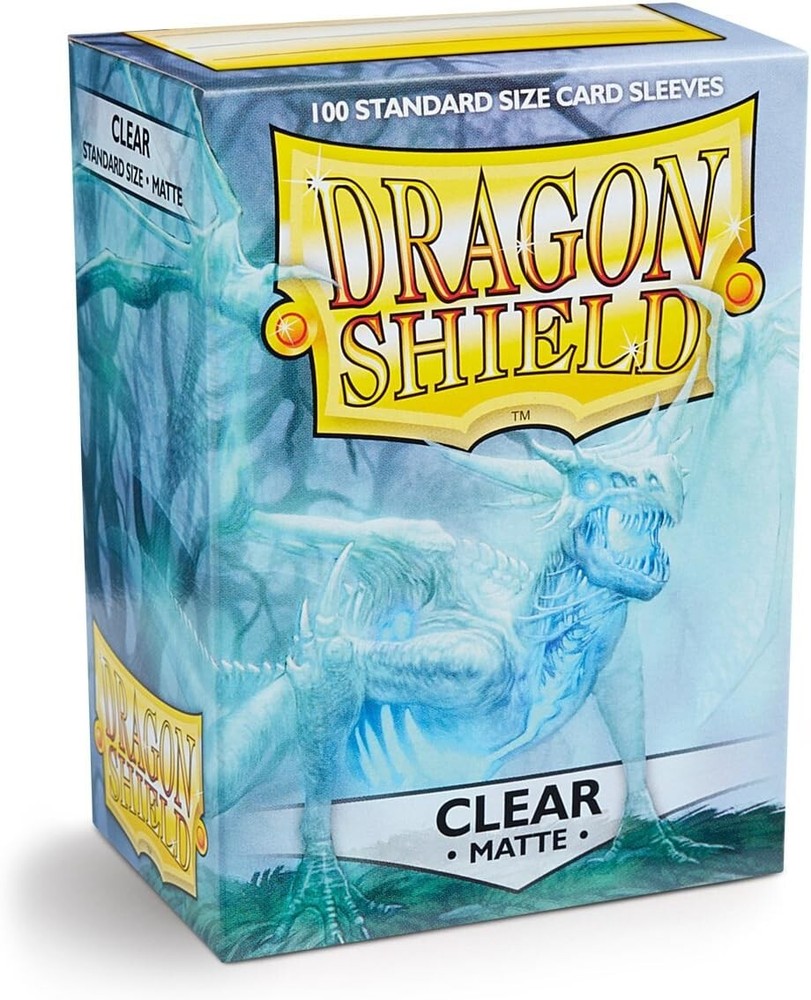 Dragon Shield Sleeves Matte Card Game, Polypropylene, Clear