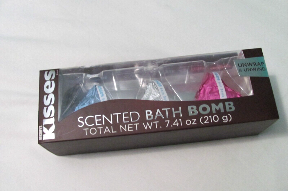 NEW HERSHEY'S KISSES SCENTED BATH BOMBS SET
